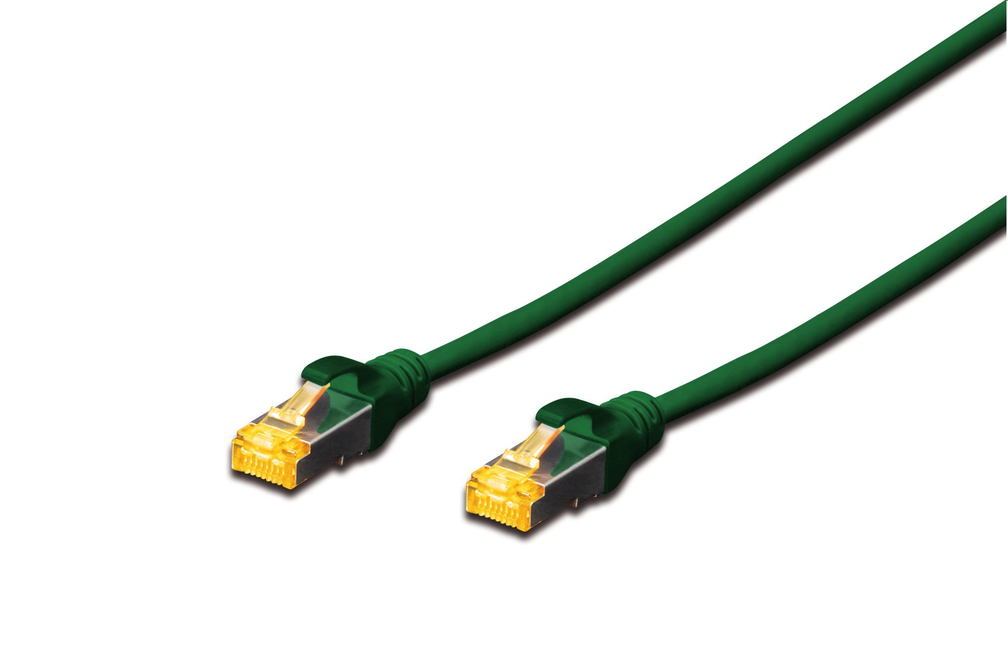 Digitus CAT 6A S-FTP patch cable, Cu, LSZH AWG 26/7, length 2 m, color grün DK-1644-A-020/G