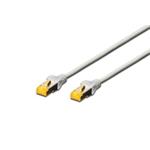 Digitus CAT 6A S-FTP patch cable, LSOH, Cu, AWG 26/7, Length 0.5m , color grey