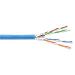 DIGITUS CAT 6A U-FTP installation cable, raw, length 500 m, drum, AWG 23/1, LSZH-1, simplex, color blue DK-1623-A-VH-5