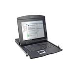 DIGITUS Console 19" LCD with touchpad KVM 16-port 1U with cables US keyboard DS-72211-3US