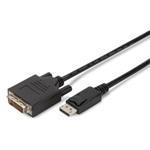 Digitus DisplayPort připojovací kabel, DP/M- DVI (24+1)/M 3.0m AK-340301-030-S