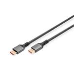 Digitus DP Kabel PREMIUM DP2.1 1m 16K@60Hz, UHD, 80Gbps, Alu DB-340111-010-S