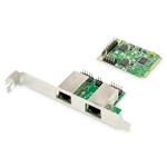 Digitus Dual Gigabit Ethernet Mini PCI Express Network Card DN-10134