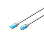 Digitus Ecoline Patch Cable, UTP, CAT 5e, AWG 26/7, bílý 1m, 1ks