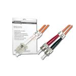 Digitus Fiber Optic Patch Cable, LC to ST,Multimode 50/125 µ, Duplex Length 2m DK-2531-02