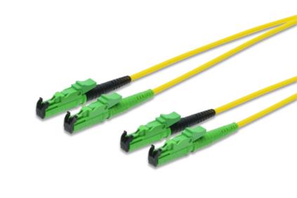 Digitus Fiber Optic Patch Cord, E2000 (APC) to E2000 (APC), DIAMOND, Singlemode 09/125 µ, Duplex, Lengt AL-9E2000-03I-DM