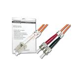 Digitus Fiber Optic Patch Cord, LC to ST Multimode, OM2, 50/125 µ, Duplex Length 10m DK-2531-10