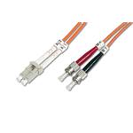 Digitus Fiber Optic Patch Cord, LC to ST Multimode, OM2, 50/125 µ, Duplex Length 7m DK-2531-07