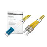 Digitus Fiber Optic Patch Cord, LC to ST OS2, Singlemode 09/125 µ, Duplex, Length 5m DK-2931-05