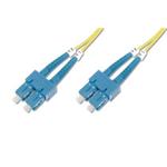 DIGITUS Fiber Optic Patch Cord, SC to SC, OS2, Singlemode 09/125 µ, Duplex, Length 1m DK-2922-01