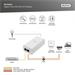 DIGITUS Gigabit Ethernet PoE Injektor, 802.3af, white 802.3af, 15,4 W small housing, white DN-95131