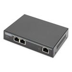 DIGITUS Gigabit PoE Indoor Extender, 2-port, 60W 100m extension, cascadable, self powered DN-95127-1