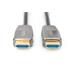 Digitus HDMI AOC hybrid-fiber connection cable, Type A M/M, 10m, UHD 8K@60Hz, CE, gold, bl AK-330126-100-S