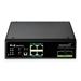 DIGITUS Industrial Gigabit Ethernet PoE+ Switch 4-port PoE + 2-port SFP, 802.3at, DIN rail DN-651109