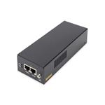 DIGITUS Injektor Gigabit Ethernet PoE ++, napájecí piny 802.3bt: 4/5 (+), 7/8 (-) a 3/6 (+), 1/2 (-), 85 W DN-95109