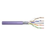 Digitus Instalační kabel CAT 6 F-UTP, 250 MHz, AWG 23/1 Dca (LSZH-1), 305 m, buben, simplex, fialová DK-1624-VH-305