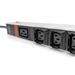 DIGITUS IT BASIC PDU, 3PH, 16A, 24 x C13, 3 x C19 Vertikální, 3m kabel, IEC309 3Ph-16A zástrčka DN-95452