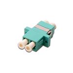 Digitus LC / LC Duplex Coupler, color aqua Zirconia Ceramic Sleeve, polymer housing, Multimode,inc.fixing material