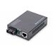 DIGITUS Media Converter, Multimode, 10/100Base-TX to 100Base-FX, Incl. PSU SC connector, Up to 2km DN-82020-1