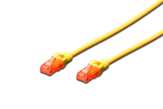 Digitus Patch Cable, CAT 6 UTP, AWG 26, měď, žlutý, 2m