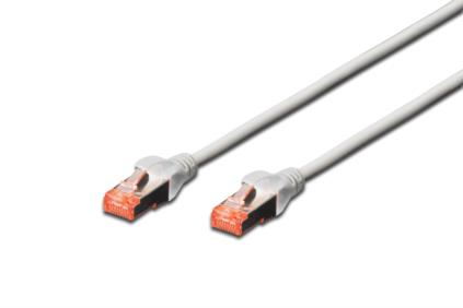 Digitus Patch Cable, S-FTP, CAT 6, AWG 27/7, LSOH, Měď, šedý 20m DK-1644-200