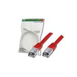 Digitus Patch Cable, SF-UTP, CAT 5e, AWG 26/7, měď, červený 5m DK-1531-050/R