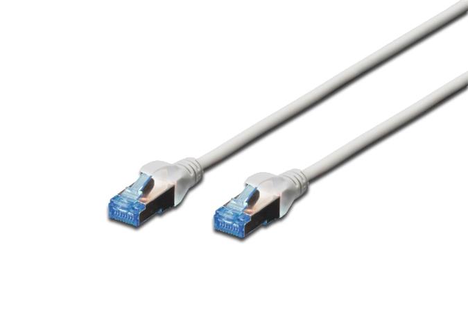 Digitus Patch Cable, SF-UTP , CAT 5e, AWG 26/7, měď, šedý 10m DK-1531-100