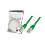 Digitus Patch Cable, UTP, CAT 5e, AWG 26/7, měď, zelený, 0,5m