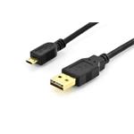 Digitus Připojovací kabel USB 2.0, typ A - micro B M/M, 1,8 m, vysokorychlostní, konektory reverzibilní, bl