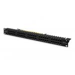 DIGITUS Professional CAT 3 ISDN Patch Panel, unshielded, black DN-91350-1-B