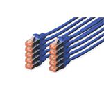 DIGITUS Professional CAT 6 S/FTP patch cord, 10 units DK-1644-010-B-10