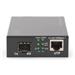 DIGITUS Professional Gigabit PoE media converter, RJ45 / SFP, PSE DN-82140