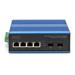 Digitus Průmyslový 4+2portový gigabitový ethernetový přepínač PoE DN-651149