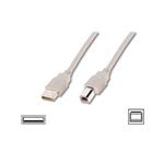 Digitus USB 2.0 connection cable, type A - B M/M, 3.0m, USB 2.0 conform, be