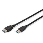 Digitus USB 3.0 extension cable, type A M/F, 3.0m, USB 3.0 conform, bl AK-300203-030-S