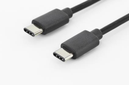 Digitus USB 3.1 Type-C připojovací kabel, typ C do C, M / M, 1,8 m, vysokorychlostní, UL, bl AK-300138-018-S