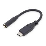 DIGITUS USB Type-C Audio adapter cable, Type-C - 3.5mm M/F, 0.2m, full featured AK-300321-002-S