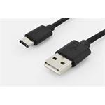 Digitus USB Type-C connection cable, type C to A M/M, 1.8m, High-Speed, bl DK-300136-018-S