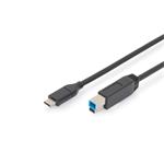 Digitus USB Type-C™ connection cable, Type-C™ to B 84332