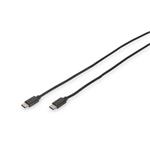 Digitus USB Type-C connection cable, type C to C M/M, 1.0m, High-Speed, bl DB-300138-010-S