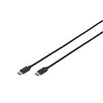 Digitus USB Type-C connection cable, type C to C M/M, 1.8m, High-Speed, bl DB-300138-018-S