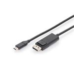 DIGITUS USB Type-C™ Gen 2 adapter cable, Type-C™ to DP DB-300333-020-S