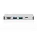 Digitus USB Type C Multiport Travel Dock, 6 Port, 4K, HDMI, 2x USB-C, 2x USB3.0, MicroSD,SD/MMC, silver DA-70867