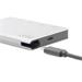 Digitus USB Type C Multiport Travel Dock, 6 Port, 4K, HDMI, 2x USB-C, 2x USB3.0, MicroSD,SD/MMC, silver DA-70867