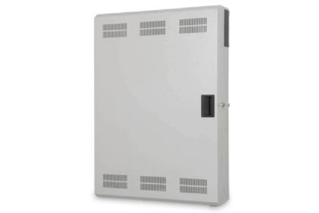 Digitus Wall mounting cabinet, Slim 900x600x200 mm, 3U horizontal and vertical mountings, grey (RAL 703 DN-19 WM-3H3V-SL