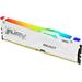 DIMM DDR5 (Kit of 4) 128GB 5200MT/s CL40 FURY Beast White RGB XMP KF552C40BWAK4-128