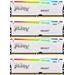 DIMM DDR5 (Kit of 4) 128GB 5600MT/s CL40 FURY Beast White RGB XMP KF556C40BWAK4-128