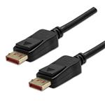 DisplayPort M- DisplayPort M, 1.4, 2m, pozlatené konektory, čierny, 8K@60Hz, 32,4Gb/s KM0201PG1B01