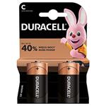 DURACELL Basic jednorázová baterie malý monočlánek C 2 ks