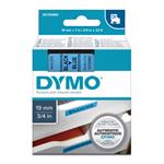 Dymo originál páska do tlačiarne štítkov, Dymo, 45806, S0720860, čierny tlač/modrý podklad, 7m, 19m